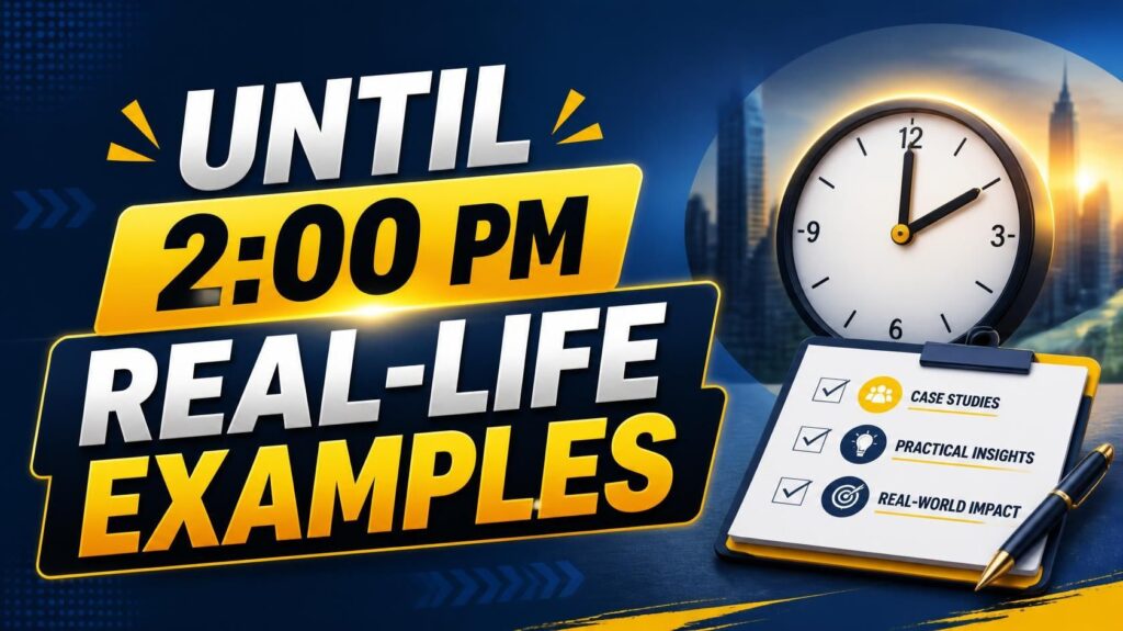 Real-Life Examples