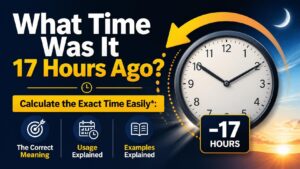 what time was it 17 hours ago